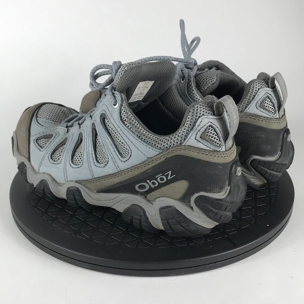 Oboz Low Top Hiking Boots Low Top Gray/Blue Women’s Size 8.5 - Picture 7 of 12
